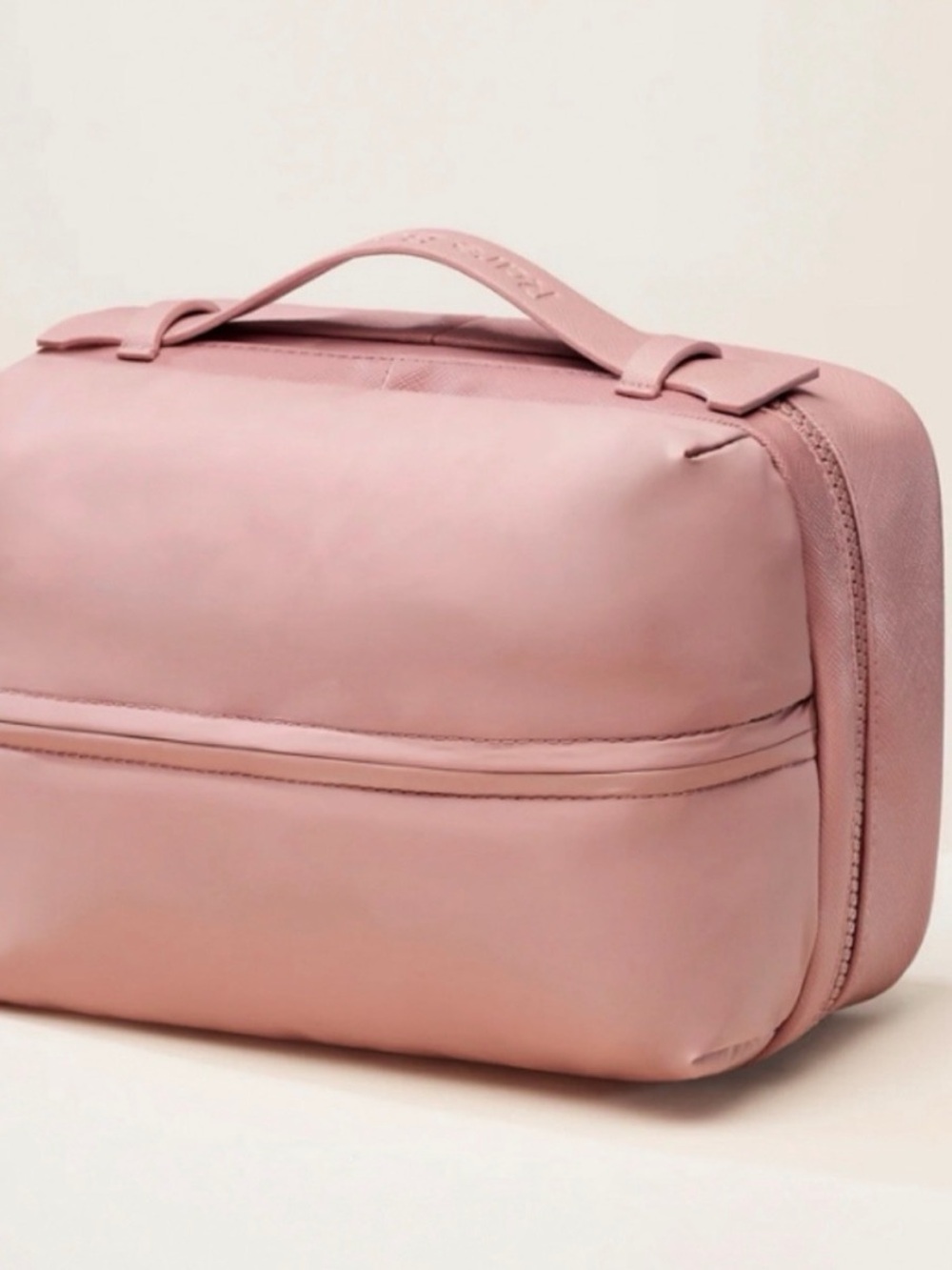 NWOT Mauve Rare Beauty Puffy Toiletry Cosmetic Carry Case
